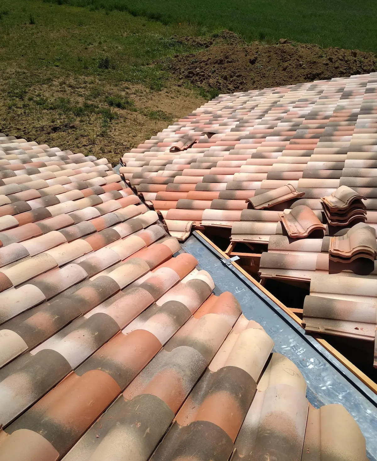 Pose de noue en zinc à Rochefort (17)